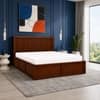 Nivaan Solid Wood Comfort Queen Bed Box Storage Provincial Teak Finish Mattress 60 x 78 Inches