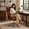 Doe Buck Derrus Premium Brown Executive Office Chair