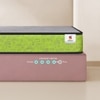 Sleepwell Ortho Nirvana Mattress Medium Firm Perfect Spine Alignment Double 75x48x5 Inch