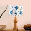 Devansh Multicolor Cotton Table Lamp With  Wood Natural Base (7X18.25 Inches)-15