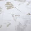 White Floral Cotton 400 Tc Flat Super King Size Bedsheet With 2 Pillow Covers