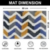 Luxe Home Super Soft Macau Zigzag Bath Mat(40x60 cm) - Pack of 1