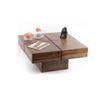Arnel Coffee Table - Teak  Finish