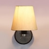 Devansh Metal Electric Wall Light in off-white Colour with off-white Shade Count of 1 Light