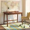 Larsson Solid Wood Study Table in Teak Finish