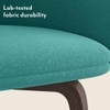 Meryl Lounge Chair in Teal Colour