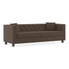 Windsor Essential 3 Seater Fabric Sofa in Daschund Brown Colour