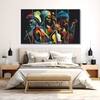 The Castle Decor Music Art Wall Painting Wooden Framed Digital Painting 27x48 Inch (Style 2)