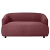 Morgen Boucle Fabric 2 Seater Sofa In Pink