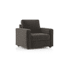 Apollo Compact Sofa Set (Colour : Smoke Grey, Cushion : Hard, Back Type : Regular, Seater : 3+1+1)