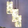 Leonidas Multicolour Fabric Cluster Hanging Light