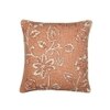 Blooming Florals Set Of 2 Cushion Cover With Rust Colour