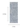 Neulooms Handloom Knotted Reversible Flatweave Runner Rug Blue or Ivory 2x12