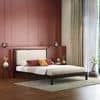 Satori Solid Wood Queen Size Bed In American Walnut Finish