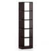 Paxton Solid Wood Bookshelf in Mahogany Finish