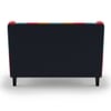 Minnelli 2 Seater Fabric Loveseat In Retro Patchwork Colour