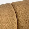 Zenliving Wood Left Aligned 3-Seater With Upholstery Non Storage Sofa In Brown Colour
