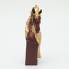 Yubi Polyresin Figurine in Brown Colour
