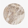 Monk Marble Side Table in Beige Colour