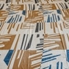Multicolor Abstract 210 TC Mix Cotton Flat Single Bed Size Bedsheet With 2 Pillow Cover From Threads