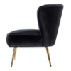 Beato Fabric Accent Chair in Black Colour