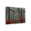 Truss Pcs Orange Coloured White Generic Tableau Printed Canvas Wall Prints Set of 3 Multicolor Matte