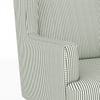 Brando Arm Chair in Naturaline Green Color