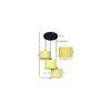 Kendrick Yellow Natural Fiber Cluster Hanging Light