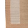Jaipur Rugs Geometric Jute 6x9 Feet Peach And Mocha Dhurrie Carpet For Living Room And Home