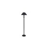 Izzie Black Cotton Shade Floor Lamp
