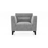 Lewis 1 Seater Fabric Sofa In Granite Weave Colour