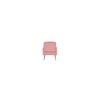 Esme Solid Wood Accent Chair in Pink Colour