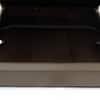 Bronze Leather Double  Size Bed Without Storage (Brown Colour)