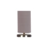 Grey cotton table lamp with Steel Base -6