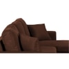 Doozy 3 Seater Pull Out Sofa cum Bed  in Brown Colour
