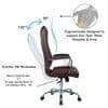 Leanoxa High Back Executive Chair in Brown Colour