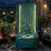 Buddha Brown Fiber Glass Indoor Fountain