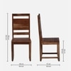 Anitz Solid Wood Dining Chair in Honey Finish