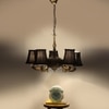 Devansh Dual Steel Metal  Wallmounted Lamp With Beige Jute  Shade