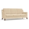 Abbey 3 Seater Fabric Sofa In Birch Beige Colour