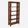 Arcade Sheesham Wood Book Shelves In Provincial Teak Finish