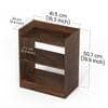 Nohee Engineered Wood Bedside Table in Brown Maple Finish