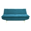 Bliss 3 Seater Sofa Cum Bed In Sea Green Colour