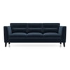 Lewis Sofa (Colour : Cobalt, Cushion : Hard, Seater : 3+1+1)