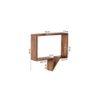 WOODENMOOD Rectangular Wall Rack