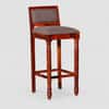 Shaurya Sheesham Wood Bar Chair in Honey Oak Finish