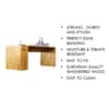 Hexa Engineered Wood Coffee Table In Giant Wood