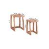 Jaydee Solid Wood Nested Tables - Set of 2