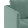 Florence Compact Sofa Set (Colour : Dusty Turquoise Velvet , Seater : 3+2+1)