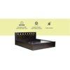 Erinnyes Solid Wood King Size Drawer Storage Bed In Melamine Finish